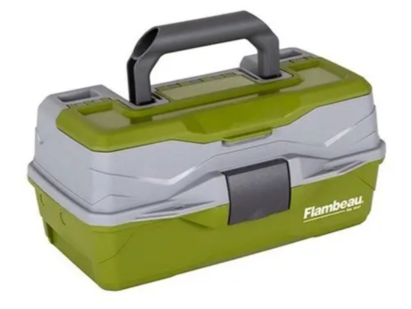 CAJA DE PESCA 1 BANDEJA VERDE FLAMBEAU