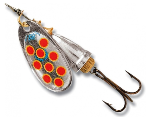 BlueFox Vibrax Spinner N°4 SYR / Plata Punto Rojo