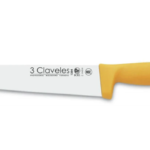 3 Claveles Cuchillo 22 cm Mango amarillo